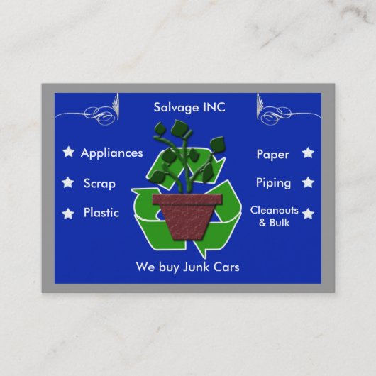 Carte De Visite recycleurs de chute (Devant)