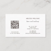 Carte De Visite Red 3D Cherry Blossoms (Dos)