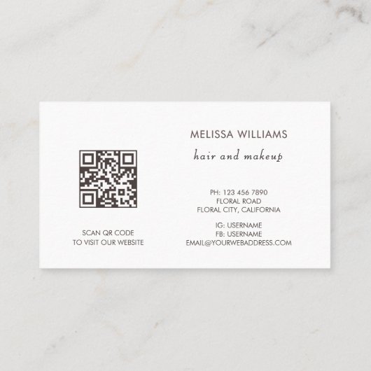 Carte De Visite Red 3D Cherry Blossoms (Dos)