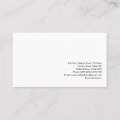 Carte De Visite Red Apple Sketch Private Tutor Modern Blanc (Dos)