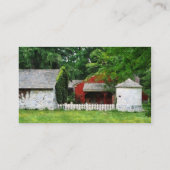 Carte De Visite Red Barn Shed (Dos)
