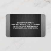 Carte De Visite Red Big Rig | Camionnage | Pilote (Dos)