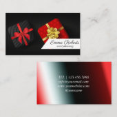 Carte de visite Red Black Event Planning (Devant / Derrière)