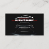 Carte De Visite Red & Black Professional Automotive Détail de la v (Devant)