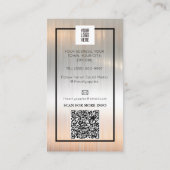 Carte De Visite Red Boxing club simple et audacieux (Dos)