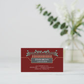 Carte De Visite Red Computer Engineer Science Circuit Board Codage (Debout devant)