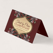 Carte De Visite Red Diamond Love Goddess Temple Tarot (Devant)