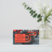 Carte De Visite Red Farm Tire (Debout devant)