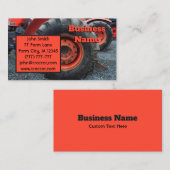 Carte De Visite Red Farm Tire (Devant / Derrière)