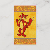 Carte de visite Red Fox (Dos)