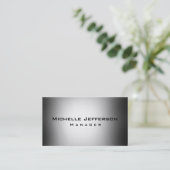 Carte de visite Red Grey Creative Manager (Debout devant)