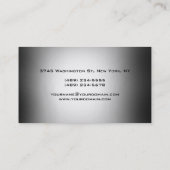 Carte de visite Red Grey Creative Manager (Dos)