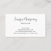 Carte De Visite Red Hearts Whimsical Love Motif (Dos)