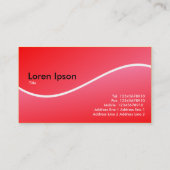 Carte De Visite Red Hill (Dos)