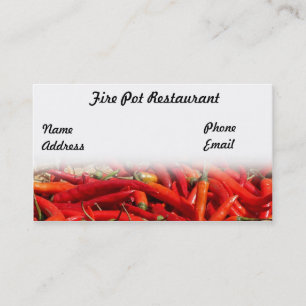 Carte De Visite Red Hot Chili Peppers