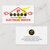 Carte De Visite Red Hot Electrical Circuit Rooftop (Devant / Derrière)