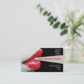 Carte de visite Red Lips (Debout devant)