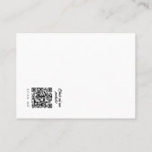 Carte De Visite Red Marble Store Earring Display Card (Dos)