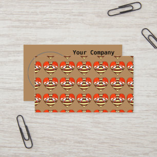 Carte De Visite Red Panda Coeur d'amour