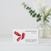 Carte De Visite Red pepper (homonymie) (Debout devant)
