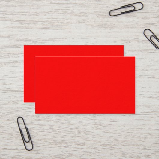 Carte de visite Red Premium (Devant/Arrière en situation)