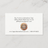 Carte De Visite Red Rocks Mountain Wilderness Adventure Guide (Dos)