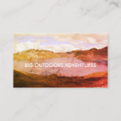 Carte De Visite Red Rocks Mountain Wilderness Adventure Guide (Devant)