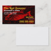 Carte de visite Red Snapper (Devant / Derrière)