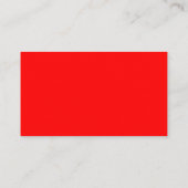 Carte de visite Red Standard (Dos)