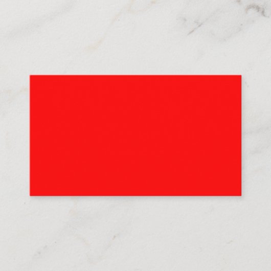 Carte de visite Red Standard (Devant)