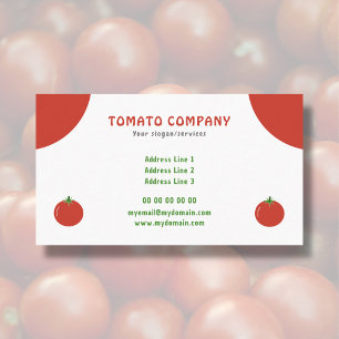 Carte de visite Red Tomato