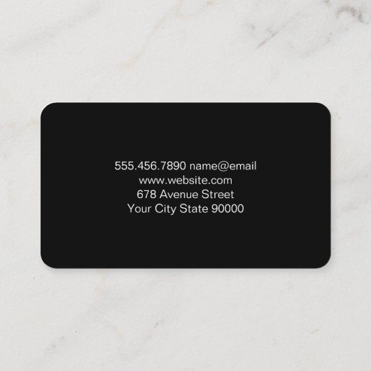 Carte De Visite Red Wine Bottle | Restaurant  (Dos)