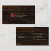 Carte de visite Red Wood Apple (Devant / Derrière)