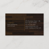 Carte de visite Red Wood Apple (Dos)