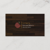 Carte de visite Red Wood Apple (Devant)