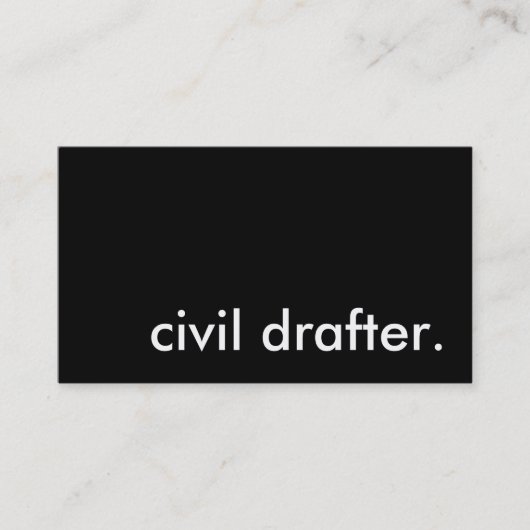 Carte De Visite rédacteur civil. (Devant)