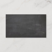 Carte De Visite Rédacteur de libraire de professeur (Dos)