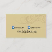 Carte De Visite Rédacteur fait sur commande d'auteur de (Dos)