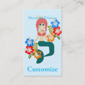 Carte De Visite Redhead Mermaid Princess Thunder_Cove (Devant)