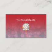 Carte de visite Redtown (Dos)