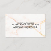 Carte De Visite Réduction | Marbre (Dos)
