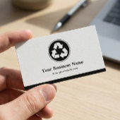 Carte De Visite Réduire la réutilisation Recycle - Symbole de recy