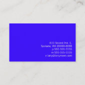Carte de visite Reel Mower (Dos)