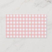 Carte De Visite Refaire le gâteau de fraise (Dos)