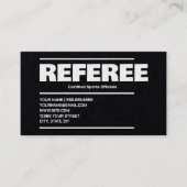 Carte De Visite Référence (Devant)