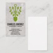 Carte De Visite Réfléchir | Fleurs et vignes (Devant / Derrière)