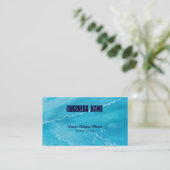 Carte De Visite reflet bleu ~ bc (Debout devant)