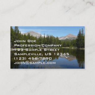 Carte De Visite Reflet du lac de Yosemite
