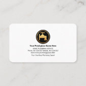 Carte De Visite Réflexion de plomberie goutte d'eau (Dos)