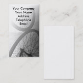 Carte De Visite Réflexion de roue de bicyclette (Devant / Derrière)